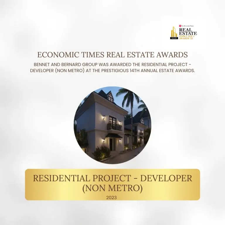 Bennet and Bernard Award - Residential Project - Developer (Non Metro) - Luxury Real Estate Goa