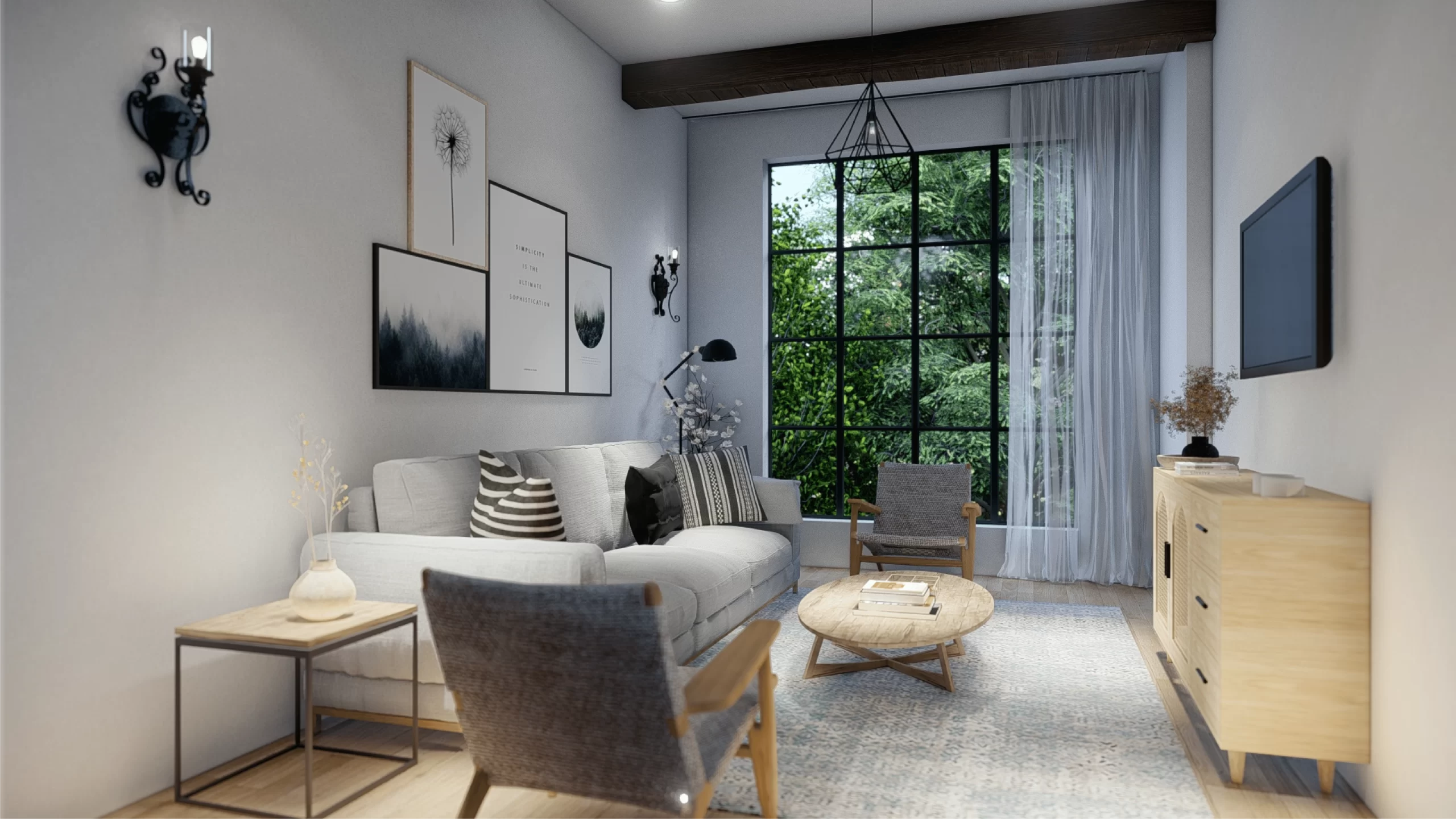 Luxury Villa Living Space in Goa for Sale - Casa Assagao